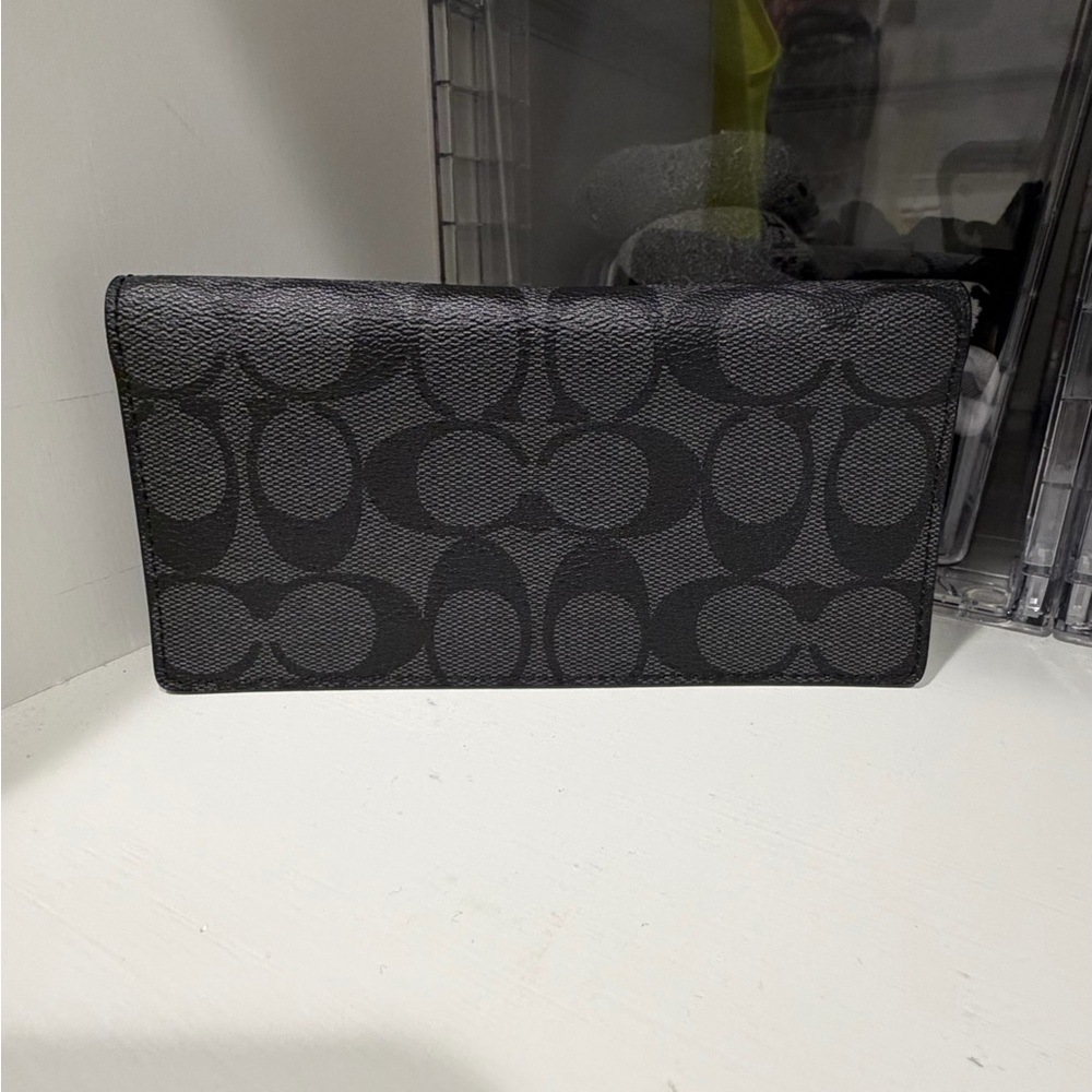 Coach Bifold Wallet Signature Canvas - Picture 2 of 5